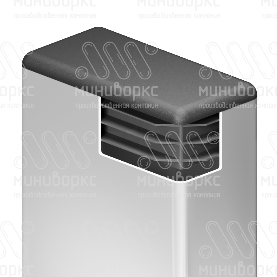 Заглушки для прямоугольной трубы 80x40 – ILR80x40+3,2 | картинка 4