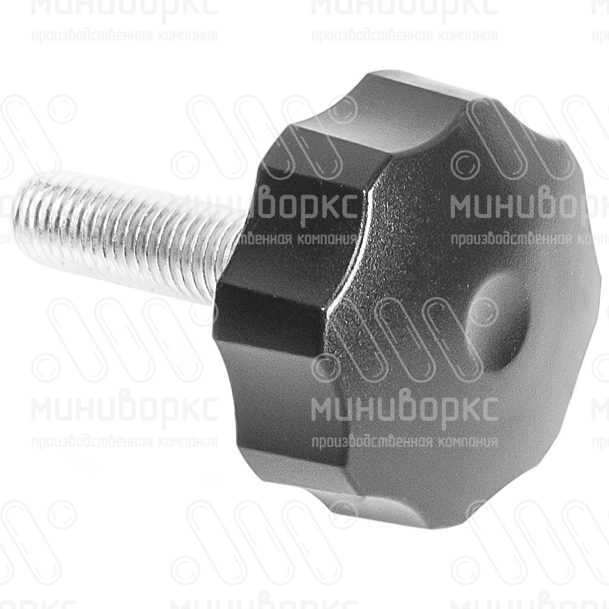 Фиксатор пластиковый с рукояткой m12x45 50 – Ф50М12-45ЧС | картинка 3