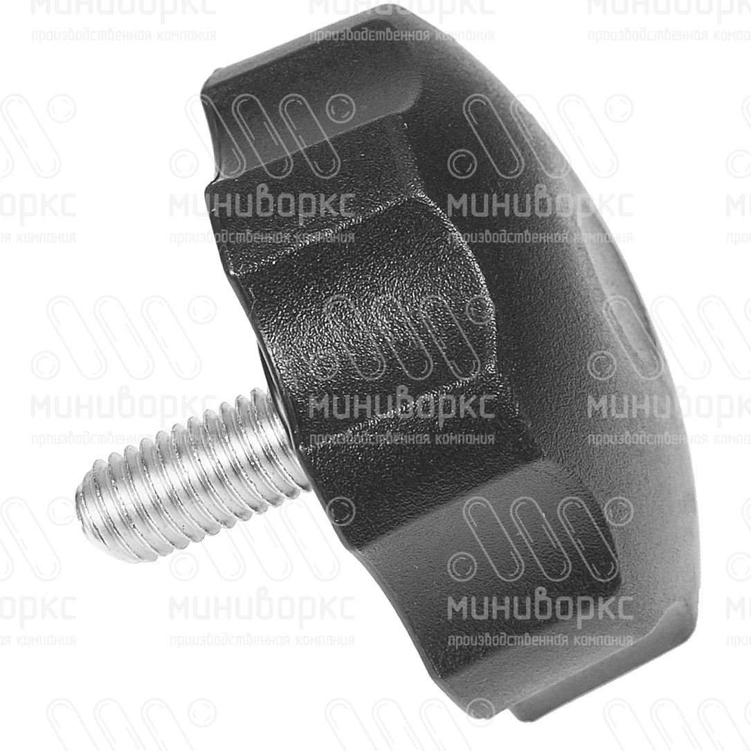 Фиксатор пластиковый с рукояткой m8x30 60 – Ф60М8-30ЧН | картинка 2