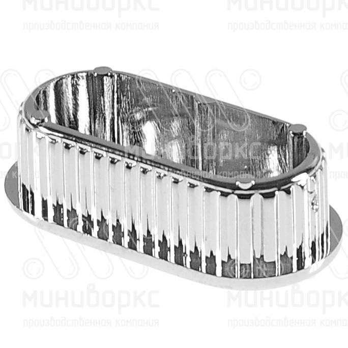 Заглушки для овальной труб 30x15 – 210513400C | картинка 3