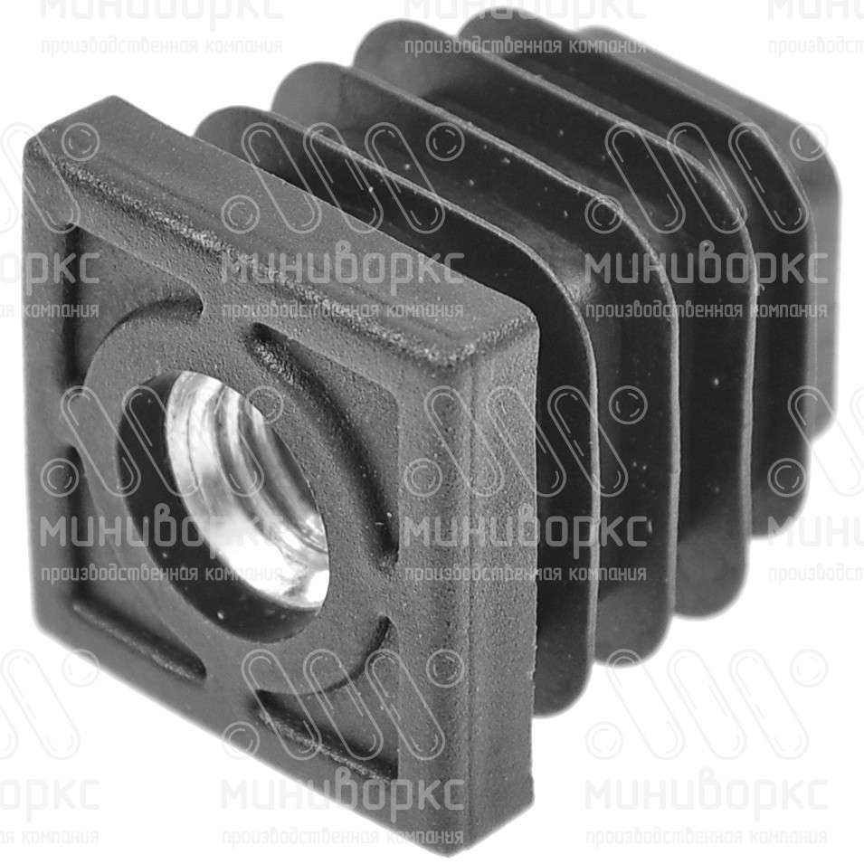 Комплекты квадратных заглушек с опорами 25x25 – 25-25M8.D22x15 | картинка 4