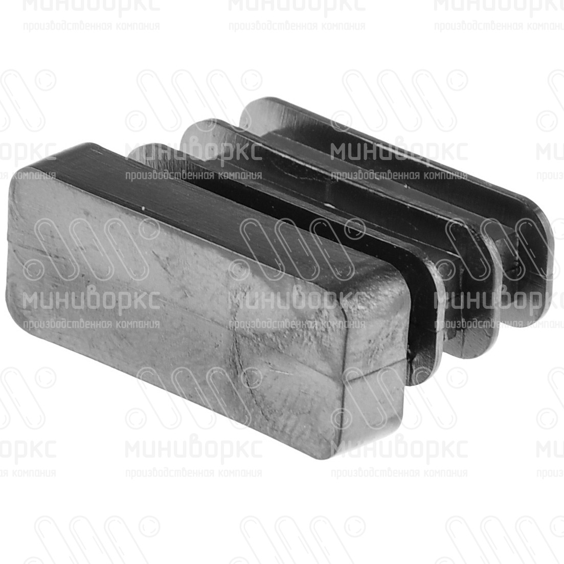 Заглушки для прямоугольной трубы 25x10 – 110410202N | картинка 2