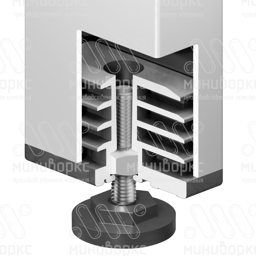 Заглушки для прямоугольной трубы 60x30 – 30-60М10ЧС | картинка 4