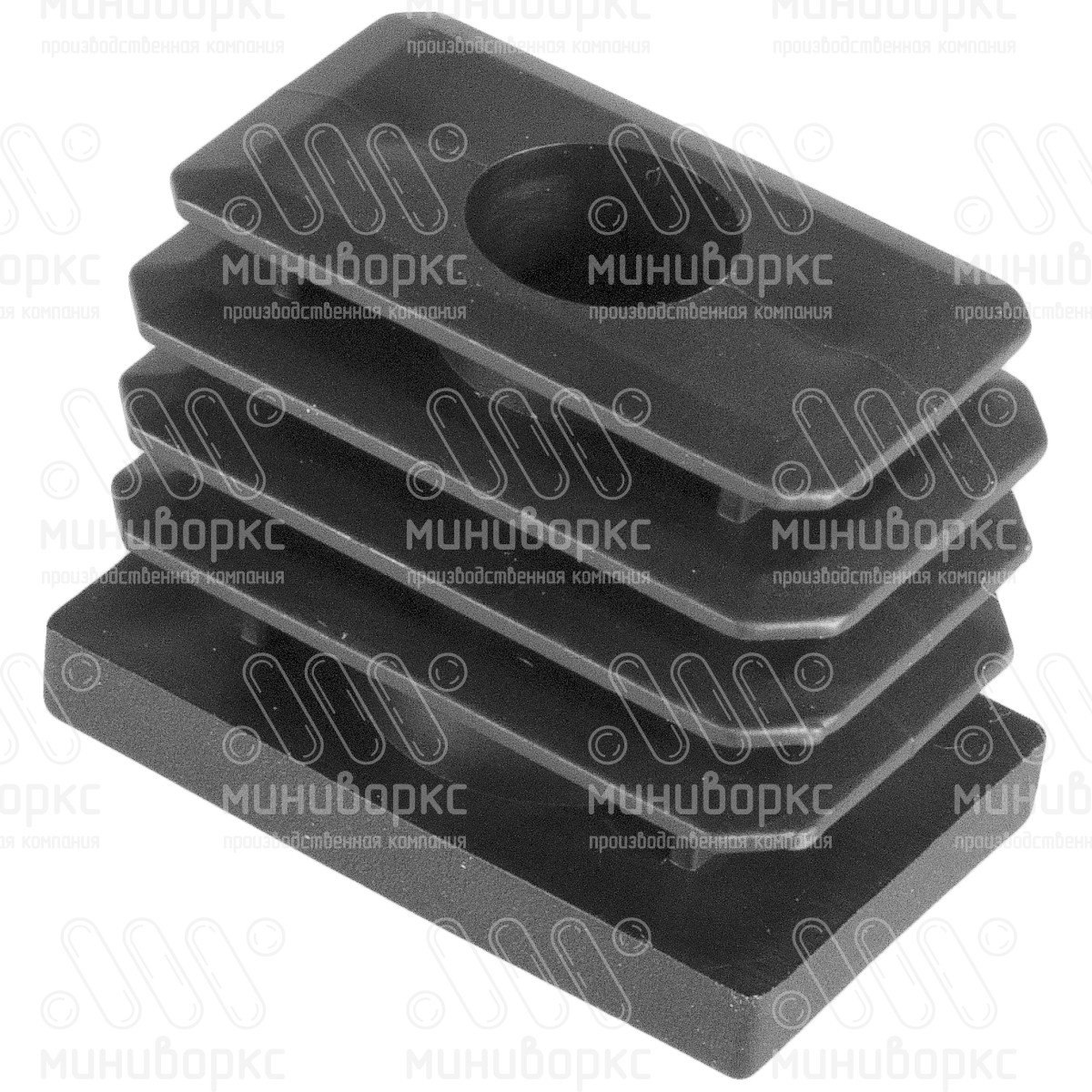 Заглушки для прямоугольной трубы 40x25 – 25-40М8ЧН | картинка 2