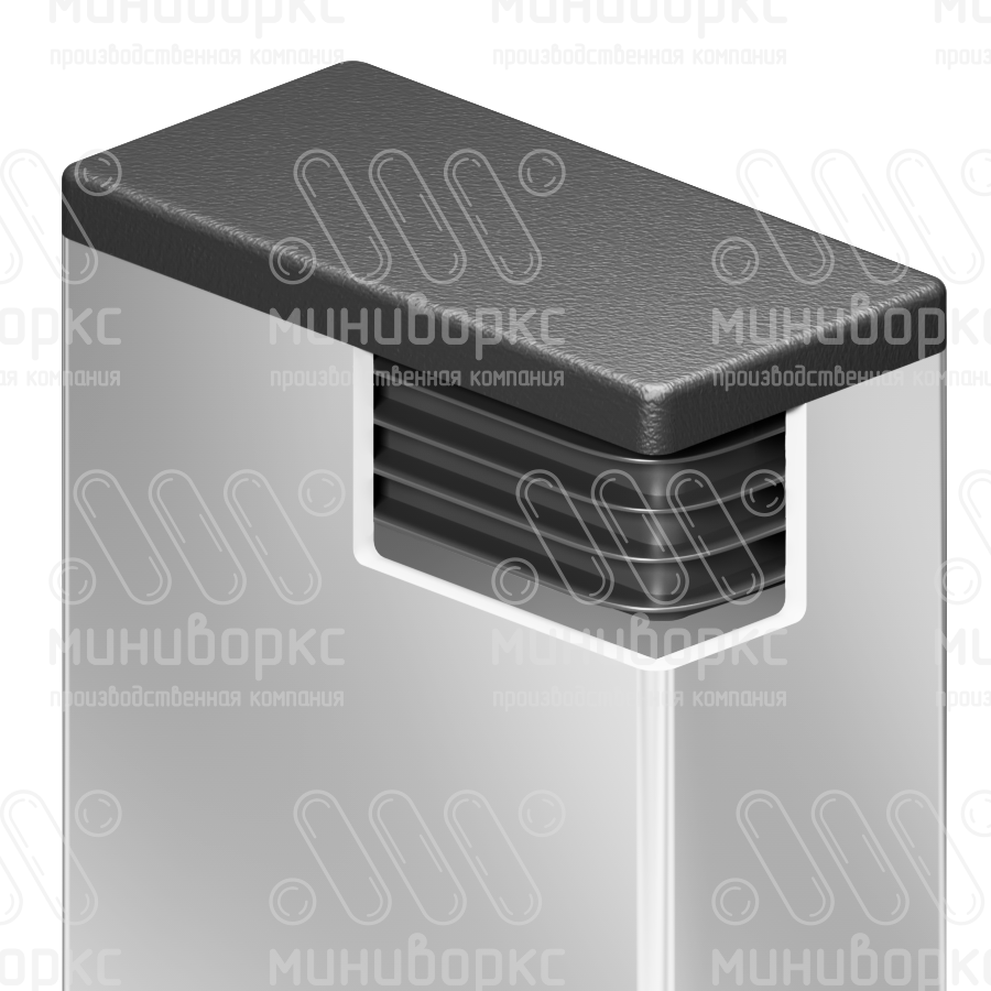 Заглушки для прямоугольной трубы 100x150 – 100-150ПЧВ | картинка 4