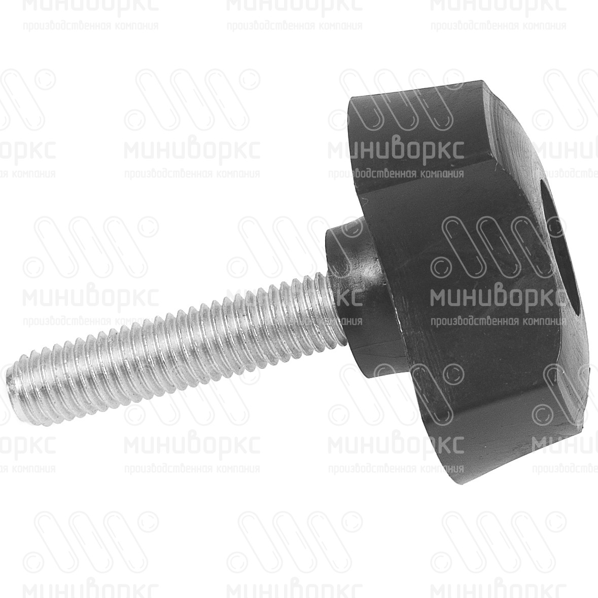 Фиксатор пластиковый с рукояткой m10x45 50 – Ф50М10-45БА | картинка 2