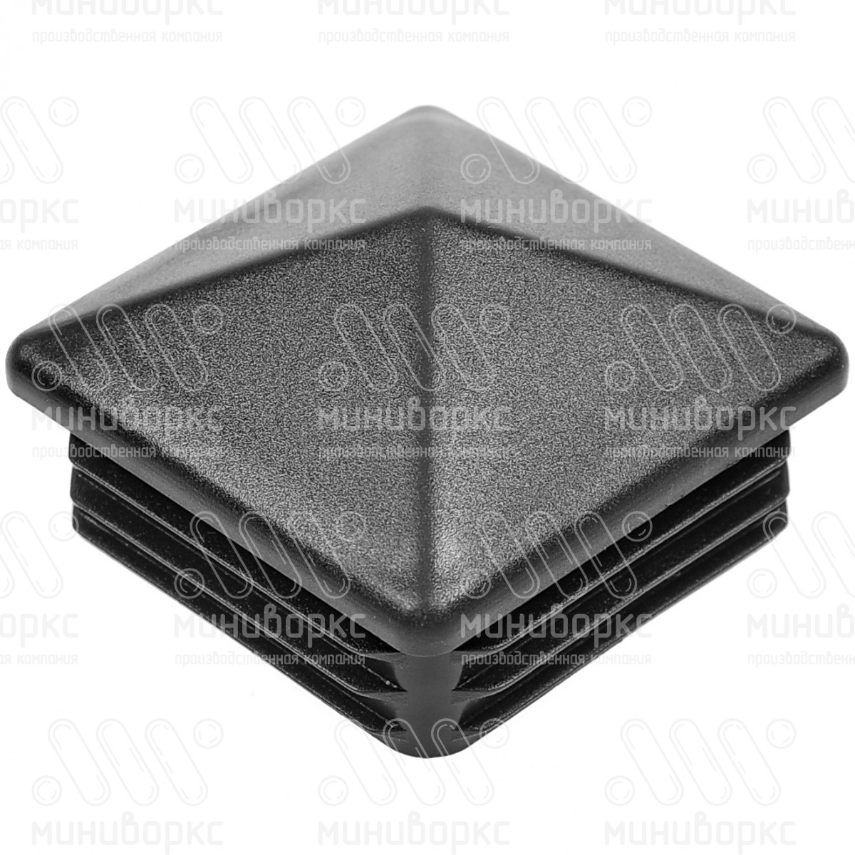 Заглушки квадратные для труб 60x60 – 60-60КЧН | картинка 1