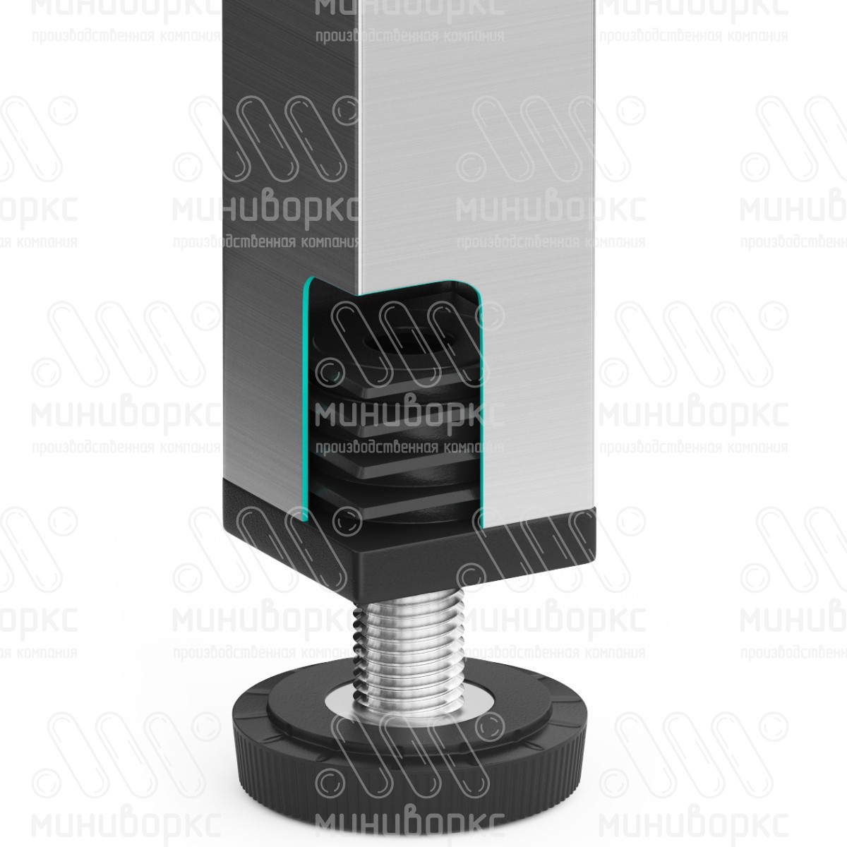 Опора резьбовая  m8x120 25 – 25М8-120ЧН | картинка 4