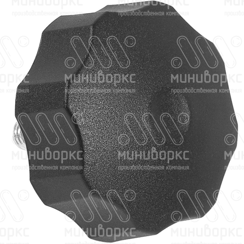 Фиксатор пластиковый с рукояткой m10x25 50 – Ф50М10-25ЧС | картинка 3