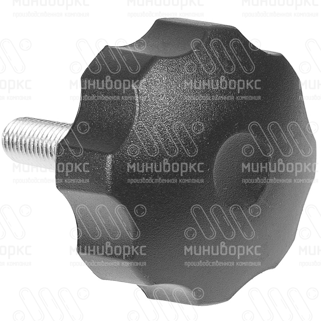 Фиксатор пластиковый с рукояткой m8x50 60 – Ф60М8-50ЧН | картинка 3