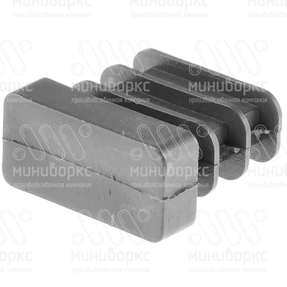 Заглушки для прямоугольной трубы 20x10 – 110410102N | картинка 2