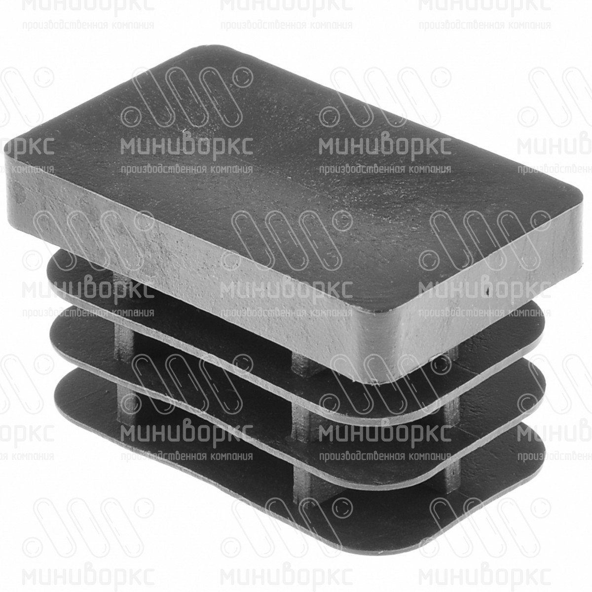 Заглушки для прямоугольной трубы 40x25 – 110411802N | картинка 1
