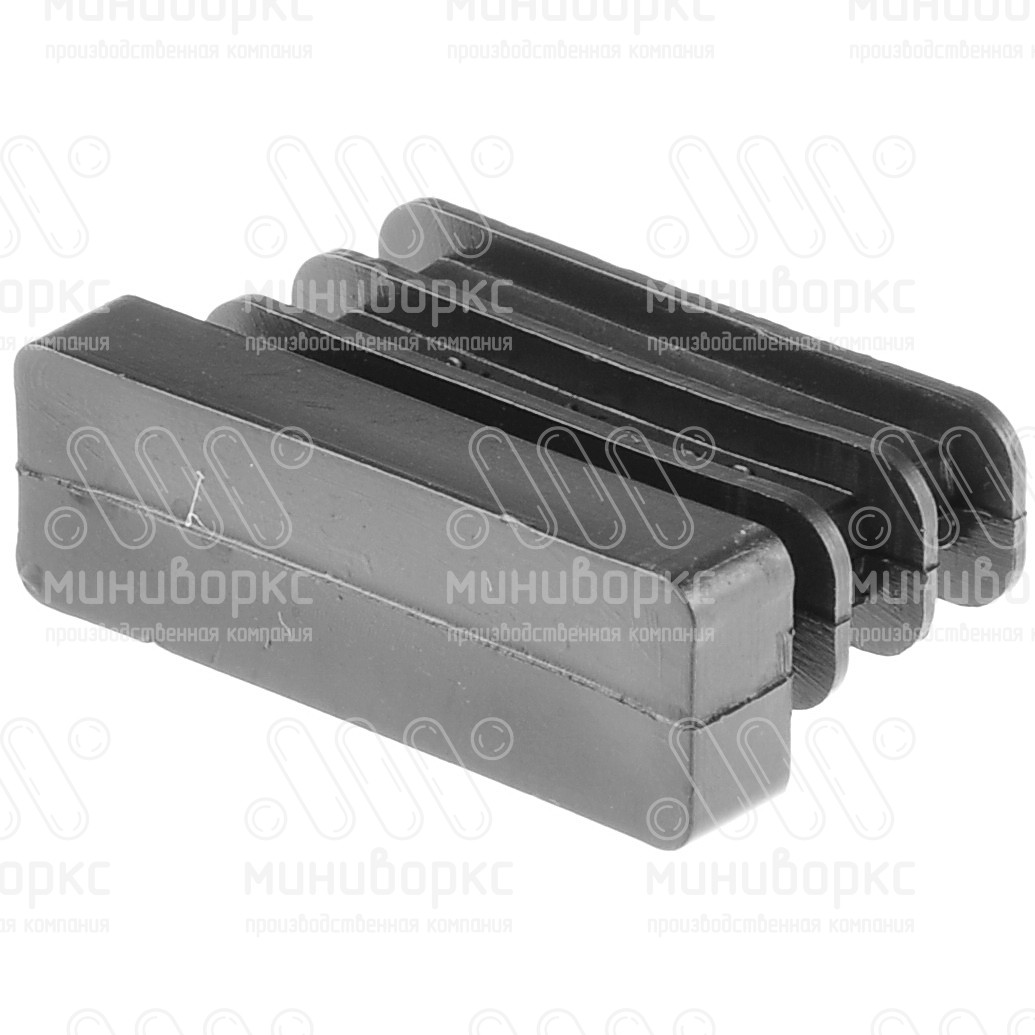 Заглушки для прямоугольной трубы 30x10 – 110410302N | картинка 2
