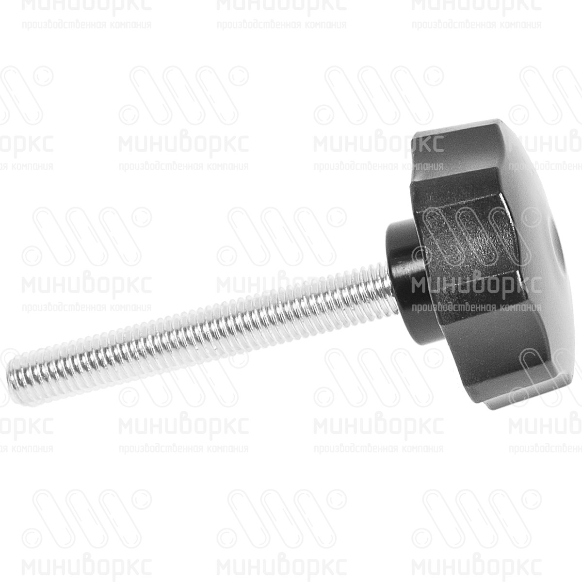 Фиксатор пластиковый с рукояткой m10x110 50 – Ф50М10-110ЧС | картинка 2