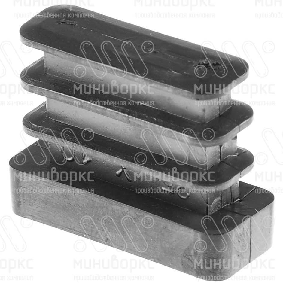 Заглушки для прямоугольной трубы 25x10 – 110410202N | картинка 3