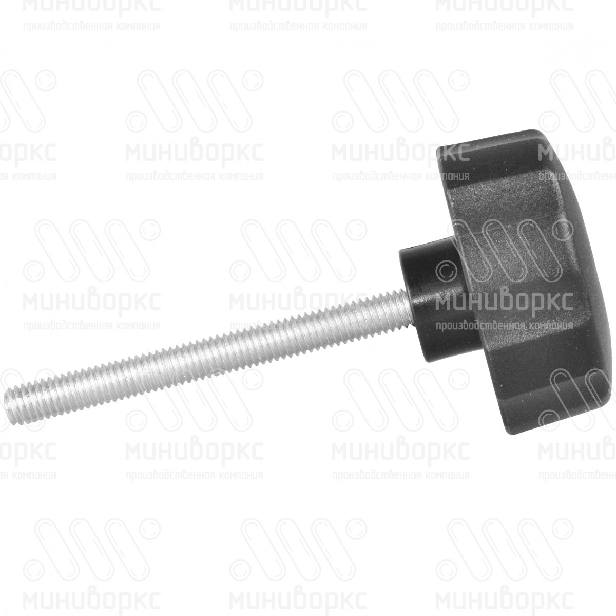 Фиксатор пластиковый с рукояткой m6x60 42 – Ф42М6-60БС | картинка 2