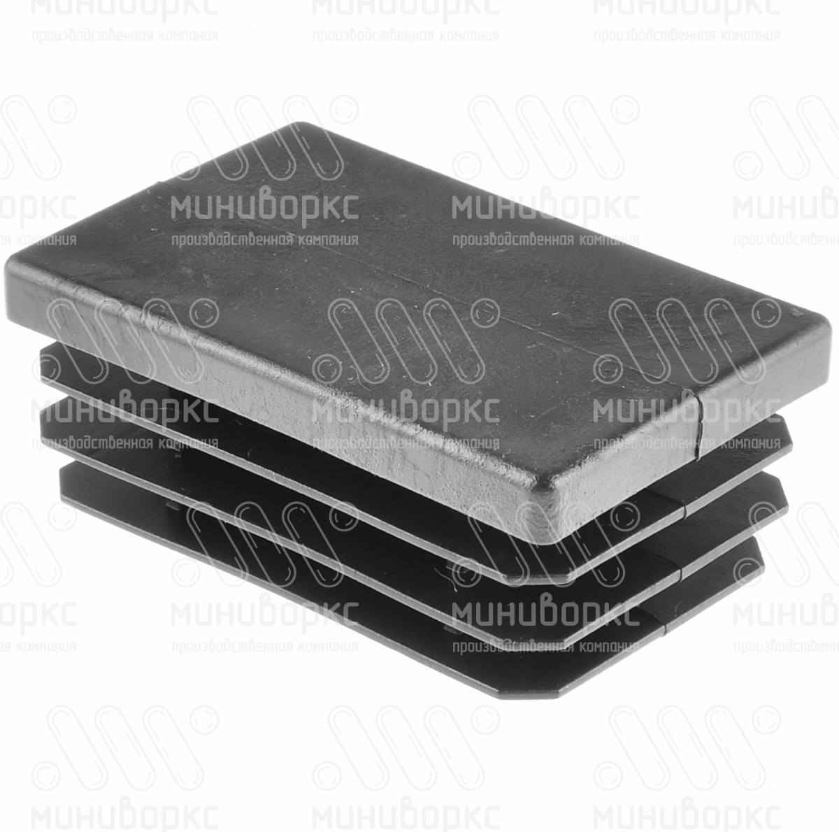 Заглушки для прямоугольной трубы 100x30 – 110412702N | картинка 1