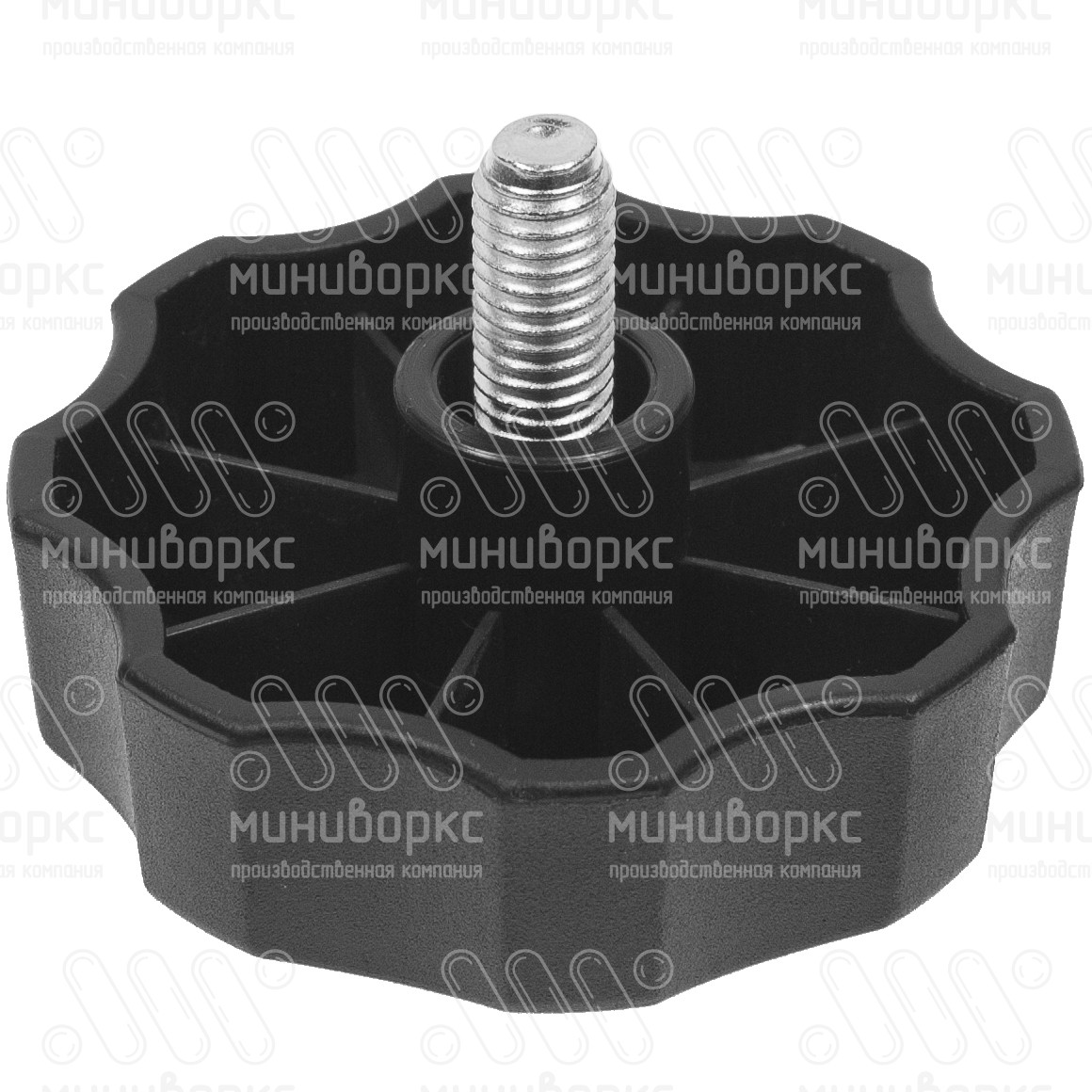 Фиксатор пластиковый с рукояткой m8x15 60 – Ф60М8-15БН | картинка 1