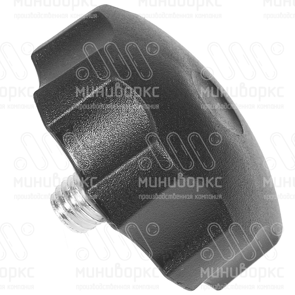 Фиксатор пластиковый с рукояткой m12x15 60 – Ф60М12-15ЧН | картинка 2