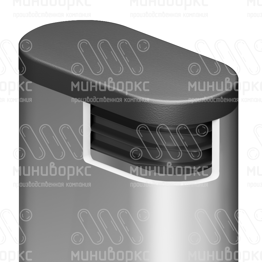 Заглушки для овальной труб 38x20 – ILO38x20-BIANCO | картинка 4